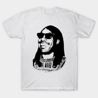 Stevie Wonder Portrait T-Shirt